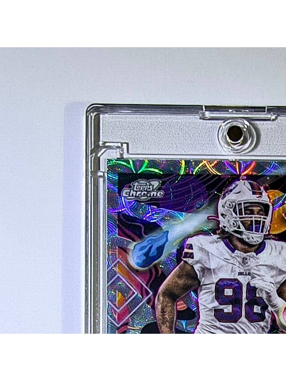 T.J. Sanders Rookie 2025 Topps Chrome Cosmic Nebula NFL #111 Card Buffalo Bills